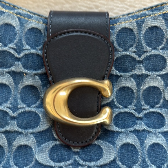 Blue and Red Designer Shoulder Bag - Picture 9 of 12